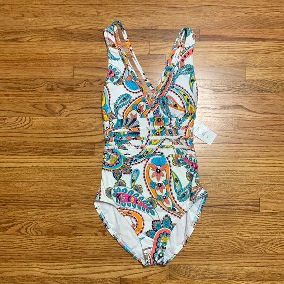La Blanca Swim La Blanca Swimsuit Multi Strap One Piece With Tummy Control Size 6 Poshmark